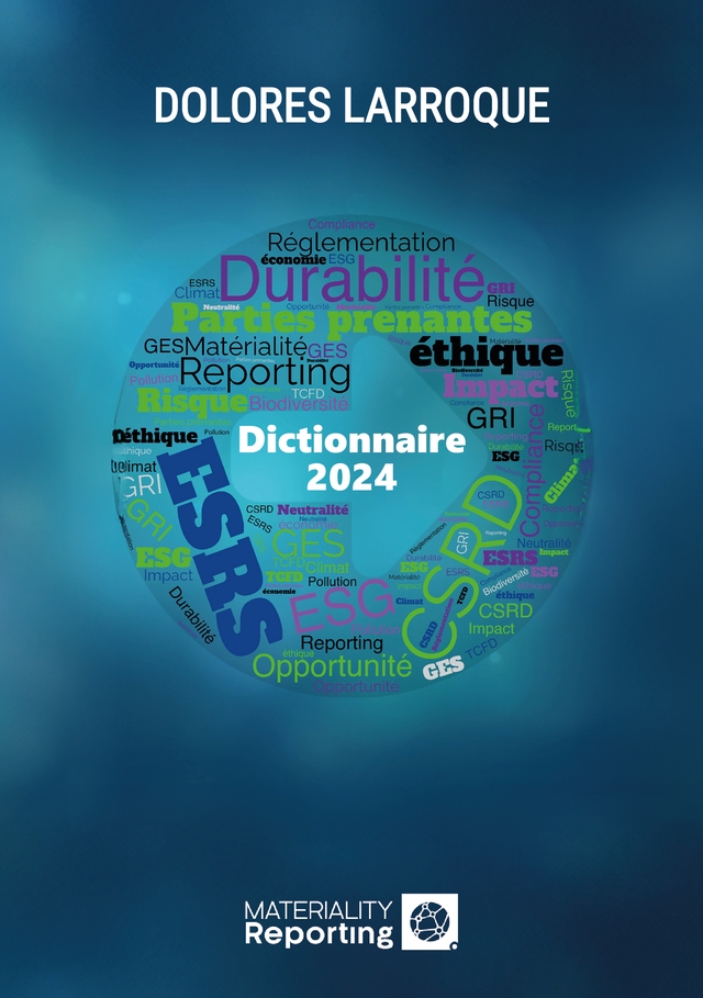 Couverture du Dictionnaire du Reporting RSE/ESG