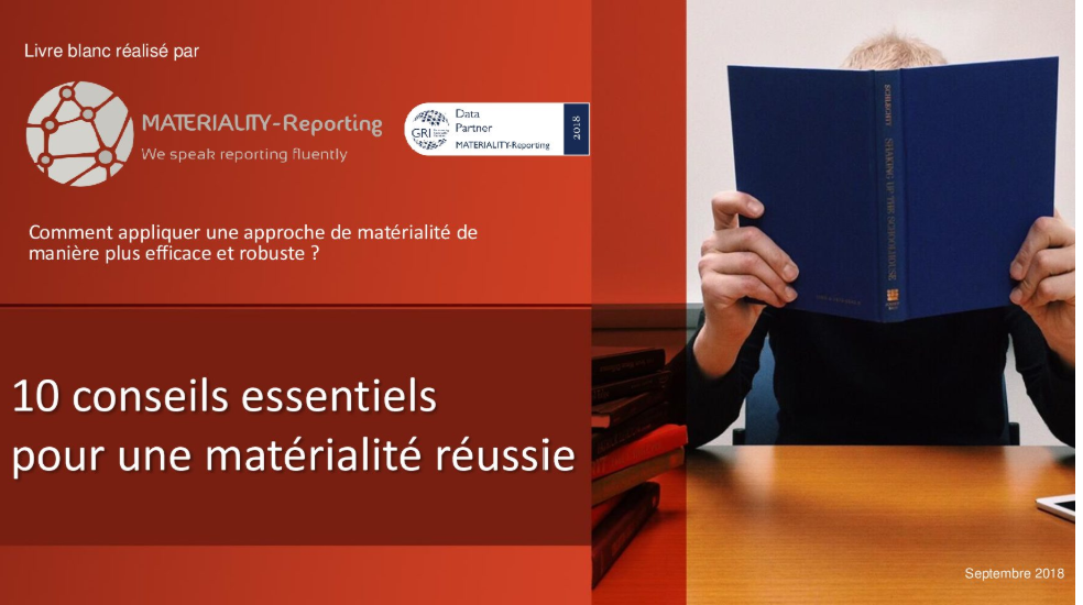 Couverture de 10 conseils essentiels pour une matérialité réussie